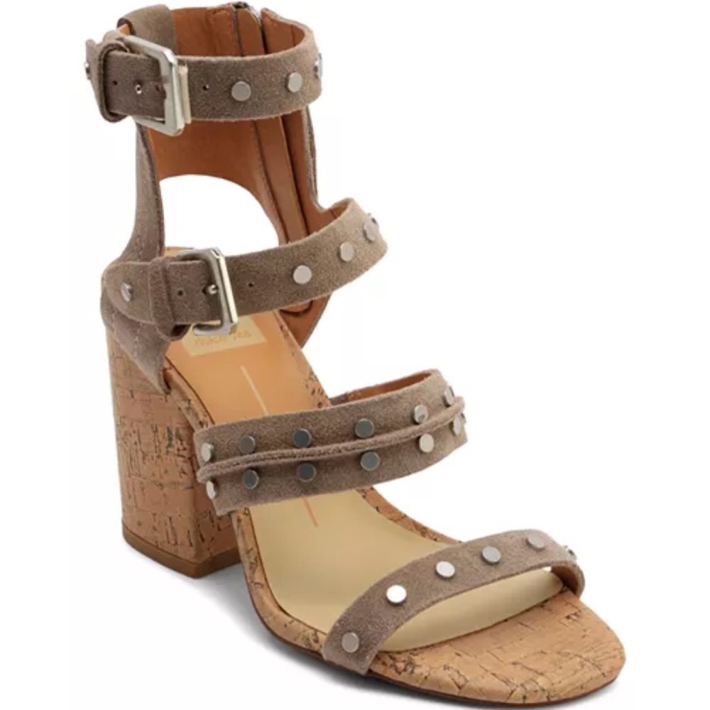 DOLCE VITA Eddie Suede High Block Sandals